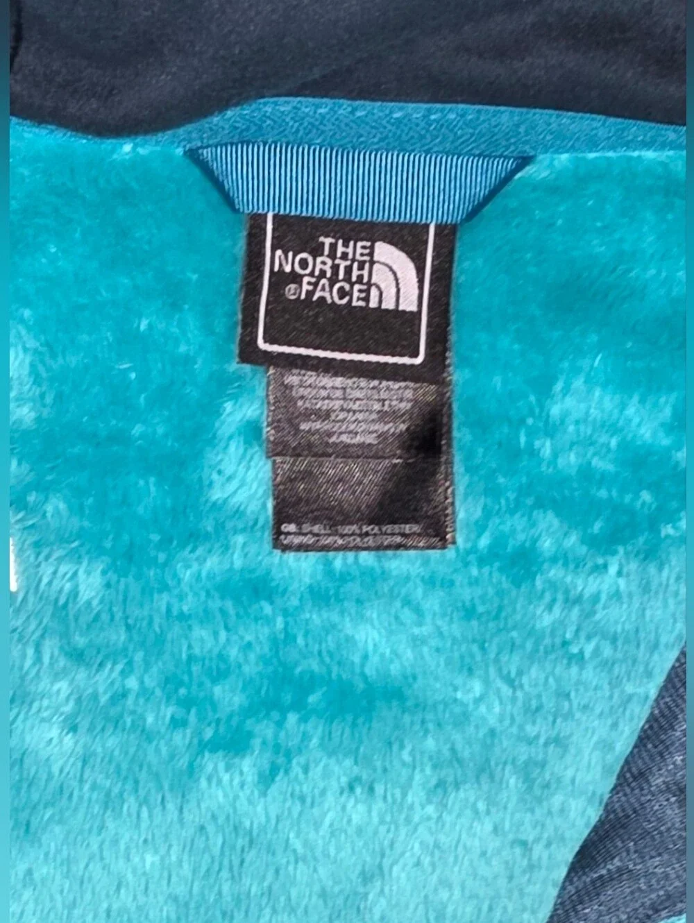 The North Face Womens Fleece Full Zip Jacket Cozy Super Soft Size Medium Teal